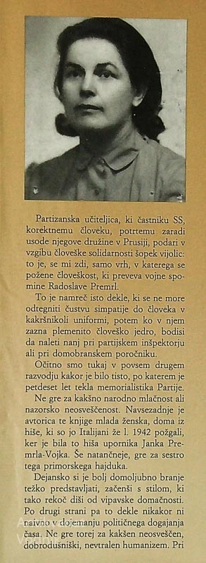 MOJ BRAT JANKO-VOJKO, Radoslava Premrl