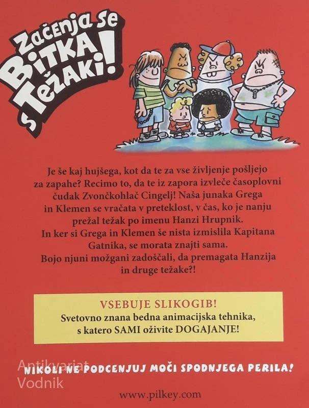 KAPITAN GATNIK IN STRAHOTNA VRNITEV ZVONČKOHLAČKA CINGLJA, Dav Pilkey