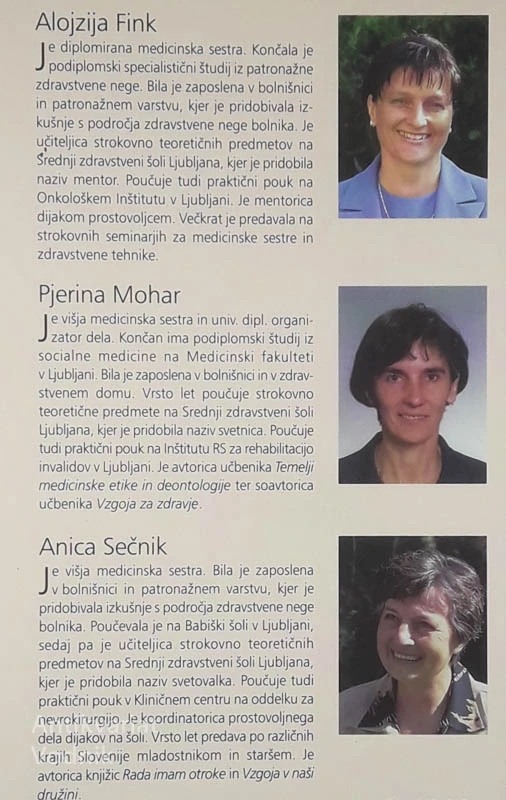 DOMAČA NEGA, Alojza Fink