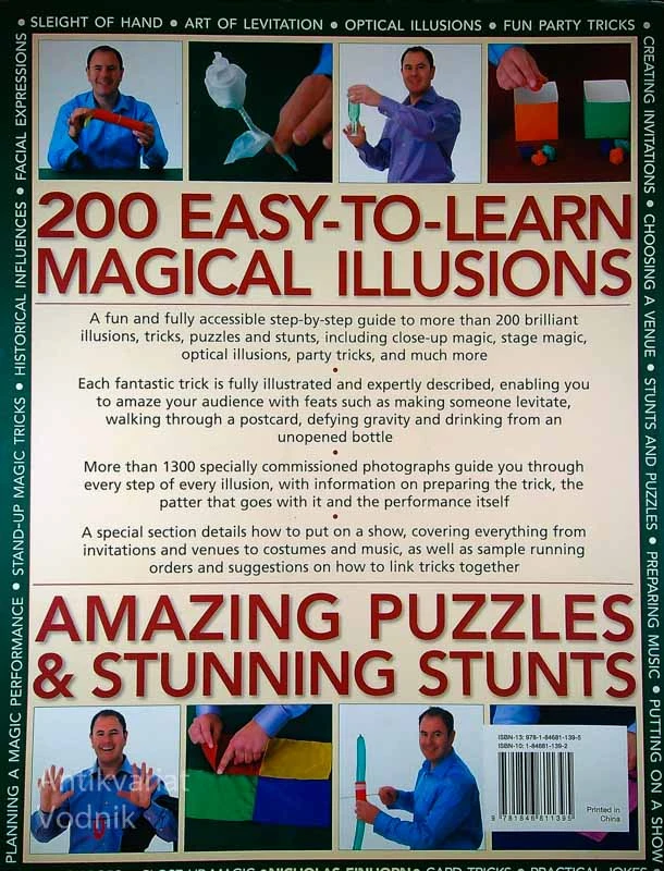 200 EASY TO LEARN MAGICAL ILLUSIONS, AMAZING PUZZLES & STUNNING STUNTS, Nicholas Einhorn