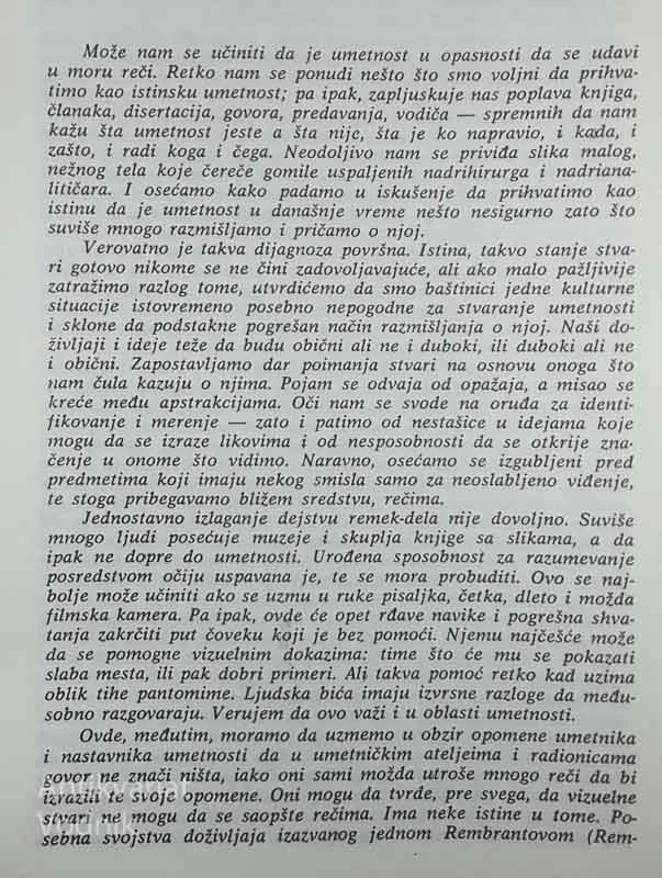UMETNOST I VUZELNO OPAŽANJE, Rudolf Arnhajm