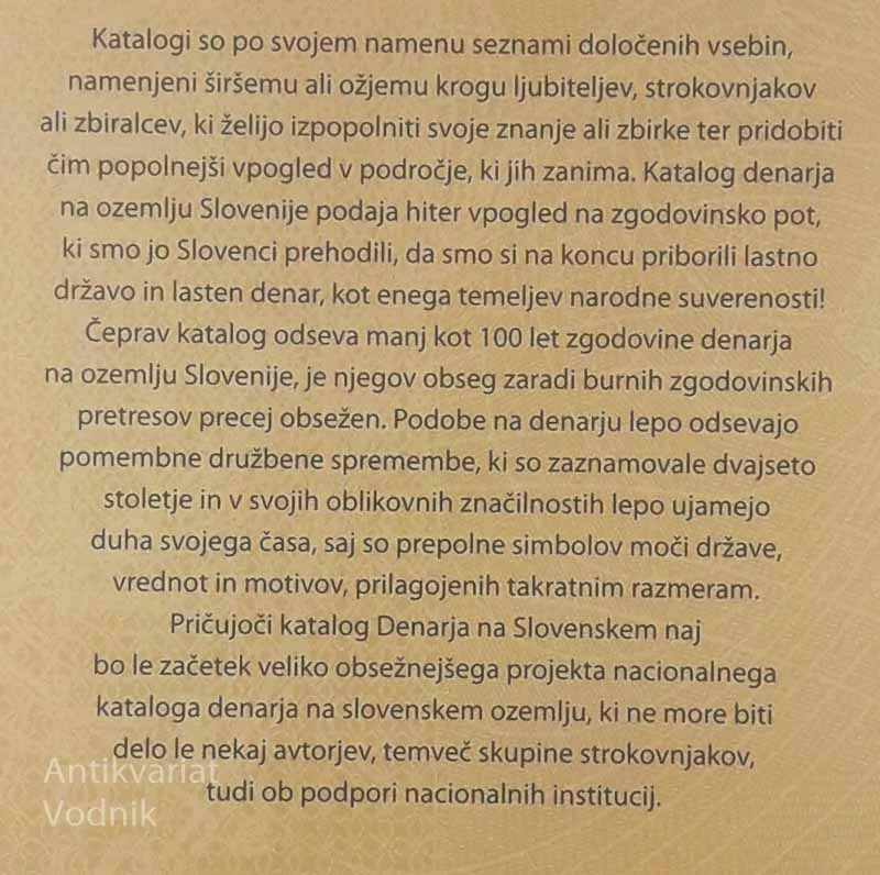 DENAR NA SLOVENSKEM, Andrej Potočnik