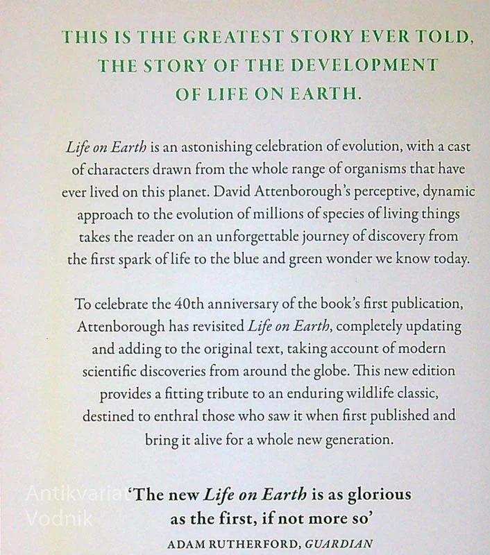 LIFE ON EARTH, David Attenborough