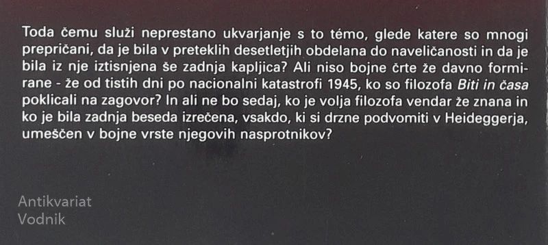 ZBORNIK; PRIMERI HEIDEGGER