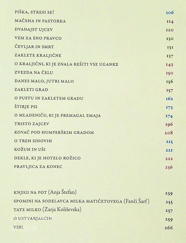 TRISTO ZAJCEV; NAJLEPŠE SLOVENSKE LJUDSKE PRAVLJICE IZ ZAPUŠČINE MILKA MATIČEVOGA, Anja Štefan