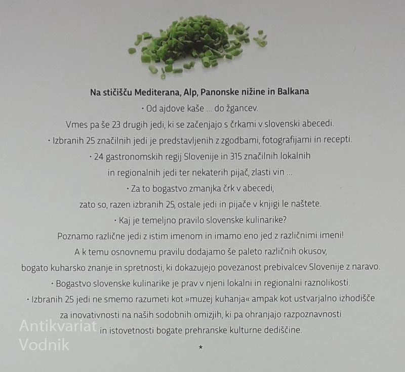 ABECEDA OKUSOV SLOVENIJE, Janez Bogataj