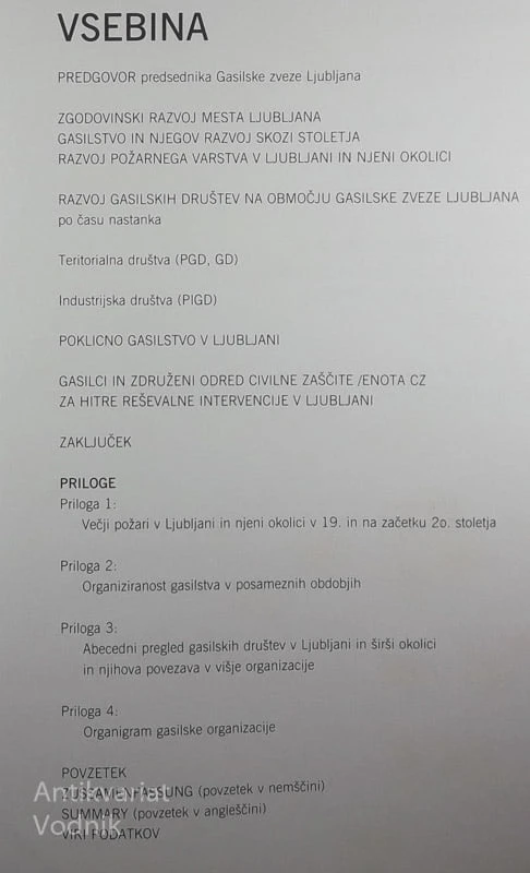 LJUBLJANSKI GASILCI SKOZI ČAS, več avtorjev