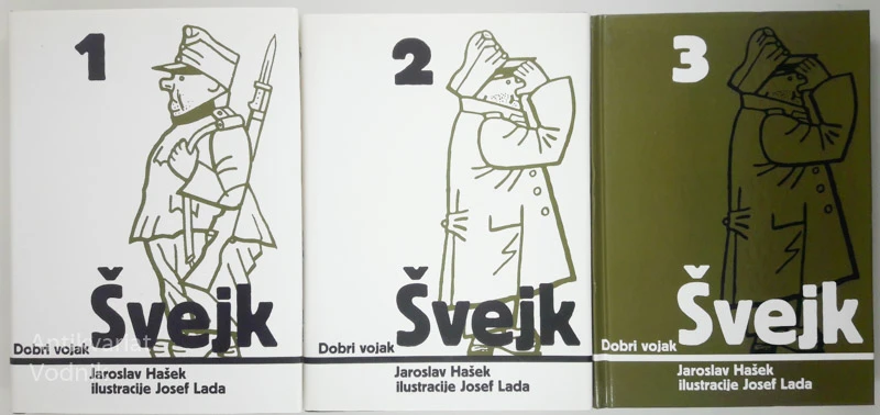 DOBRI VOJAK ŠVEJK, Jaroslav Hašek, I., II. in III. del