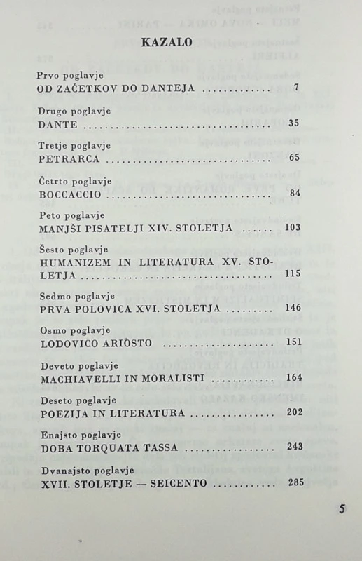 ZGODOVINA ITALIJANSKE KNJIŽEVNOSTI, Momigliano