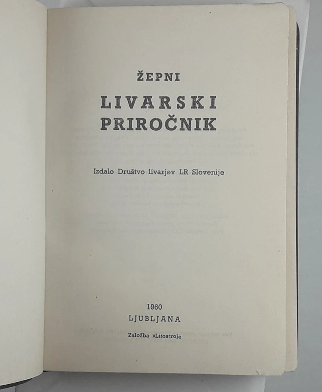 LIVARSKI PRIROČNIK, Leopold Gams in drugi
