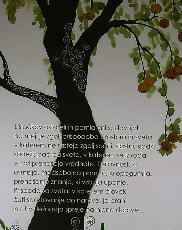 LISAČEK PITURALKO V RAJSKEM SADOVNJAKU, Tanja Badalič