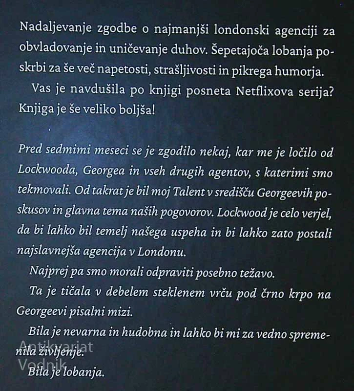 ŠEPETAJOČA LOBANJA, Jonathan Stroud