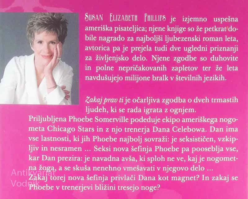 ZAKAJ PRAV TI?, Susan Elizabeth Phillips