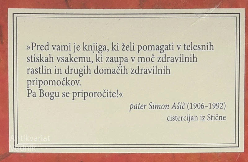 DOMAČA LEKARNA PATRA SIMONA AŠIČA