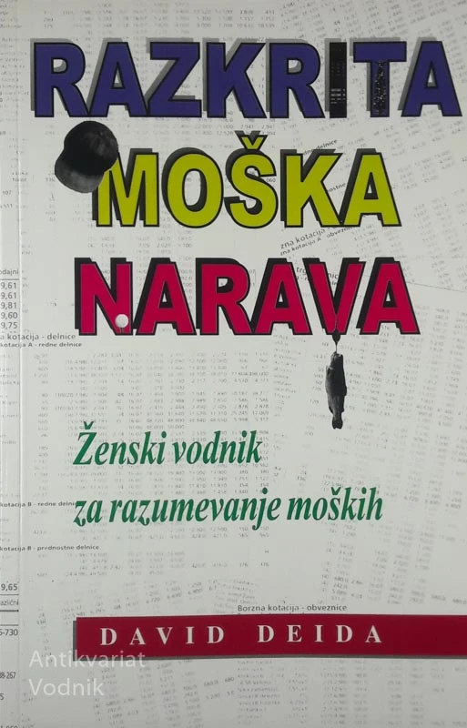 RAZKRITA MOŠKA NARAVA: ŽENSKI VODNIK ZA RAZUMEVANJE MOŠKIH, David Deida