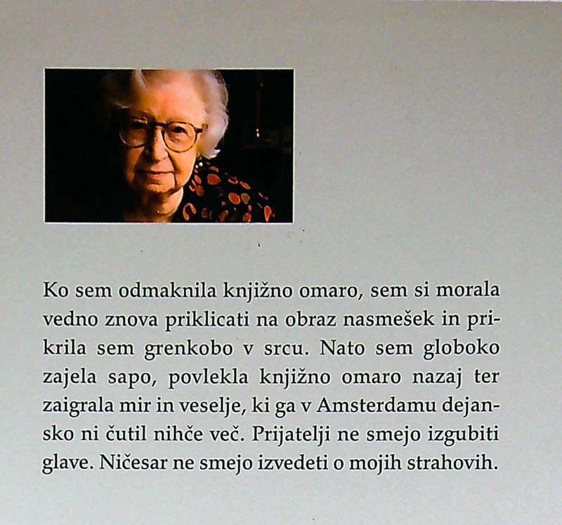 SPOMINI NA ANO FRANK, Miep Gies in Alison Leslie Gold