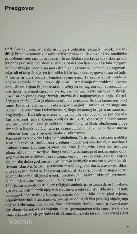 Carl G. Jung, ČOVJEK I NJEGOVI SIMBOLI