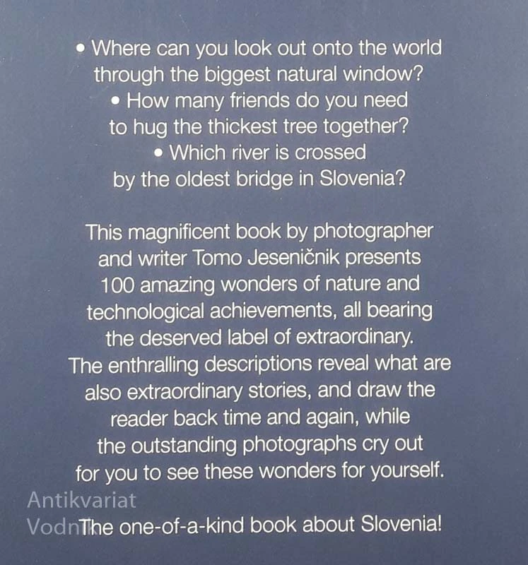 EXTRAORDINARY SLOVENIA, Tomo Jeseničnik