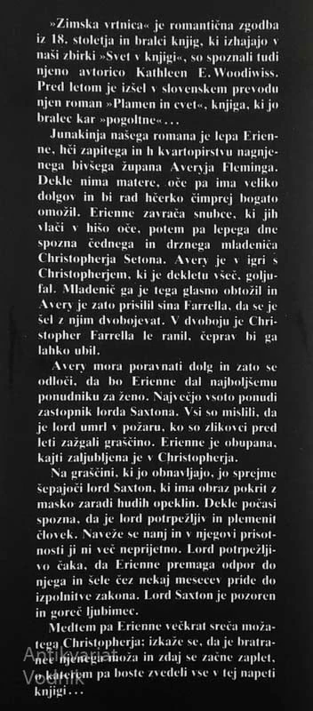 ZIMSKA VRTNICA, Kathleen E. Woodiwiss