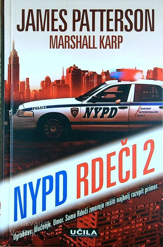 NYPD RDEČI 2, James Patterson in Marshall Karp