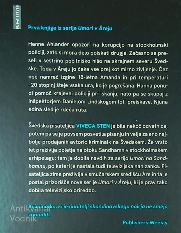 SKRITO V SNEGU, Viveca Sten