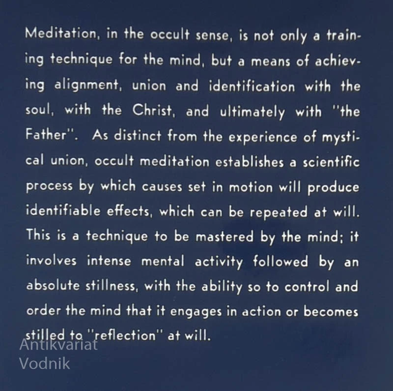 LETTERS ON OCCULT MEDITATION, Alice A. Bailey