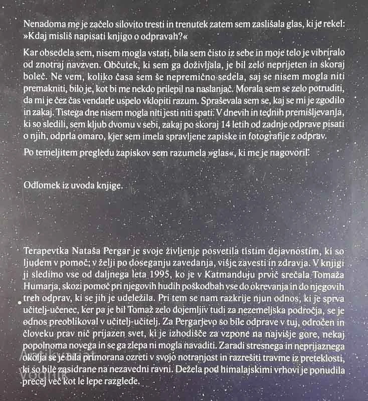 GOVORICA NAJVIŠJIH GORA, Nataša Pergar