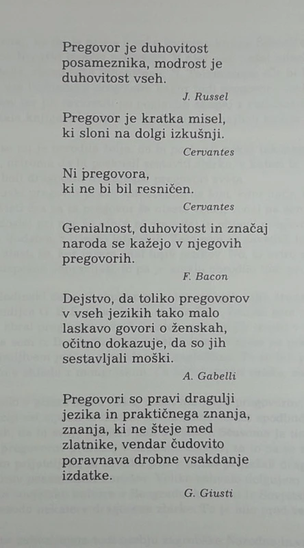 VOX POPULI, ZLATA KNJIGA PREGOVOROV IZ VSEGA SVETA, izbral Tomislav Radić