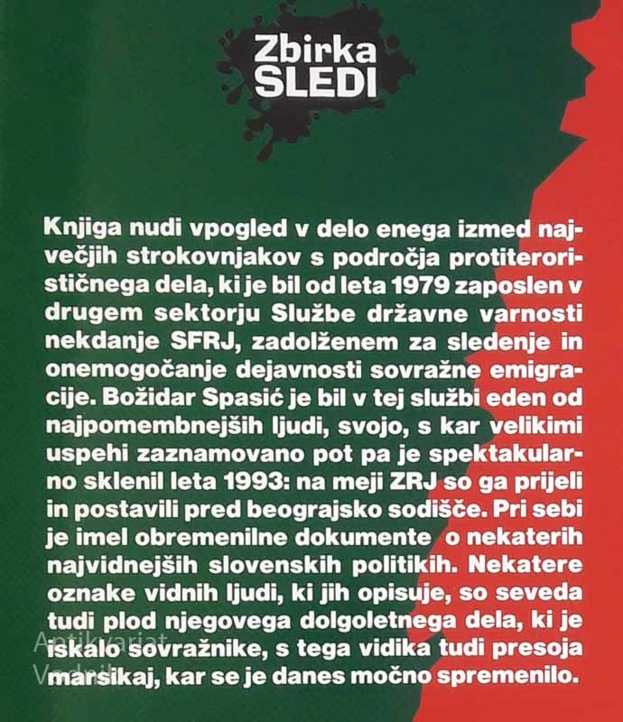 PODLASICA JE SPREGOVORILA, dosje obveščevalca, Božidar Spasić