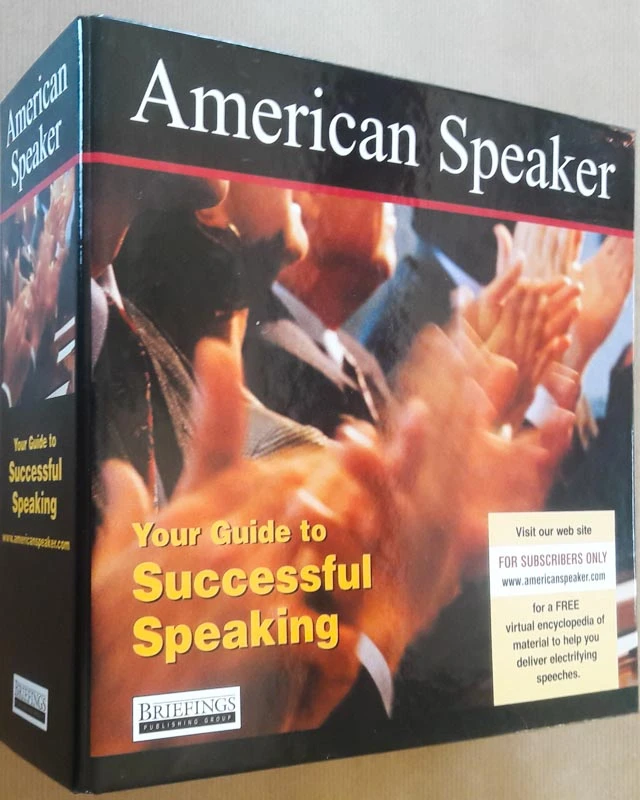 AMERICAN SPEAKER, Your Guide to Successful Speaking