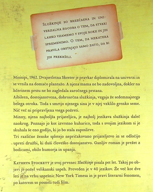 SLUŽKINJE, Kathryn Stockett