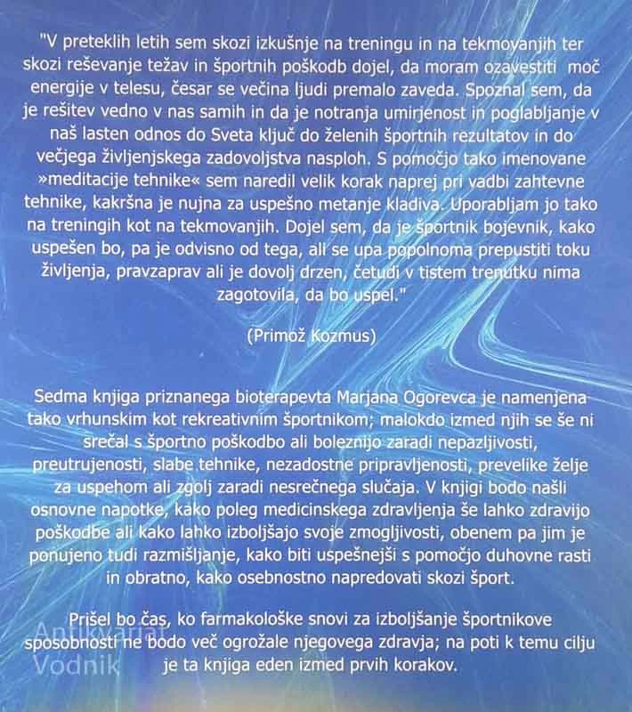 ALTERNATIVNA MEDICINA V ŠPORTU, Marjan Ogorevc