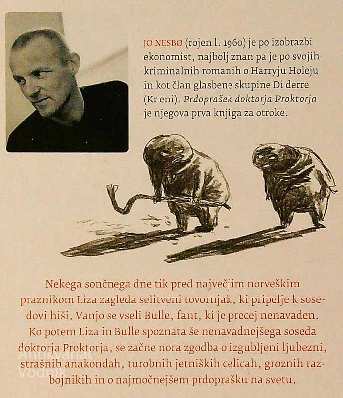 PRDOPRAŠEK DOKTORJA PROKTORJA, Jo Nesbø
