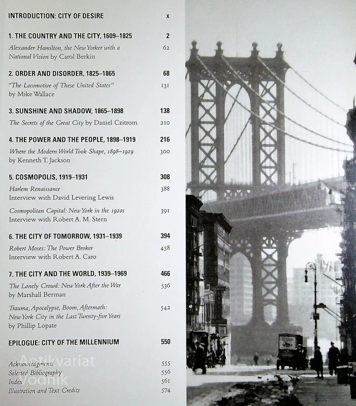 NEW YORK; AN ILLUSTRATED HISTORY, več avtorjev