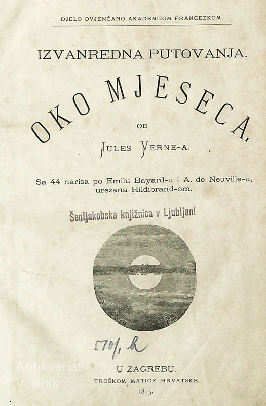 OKO MJESECA, Jules Verne