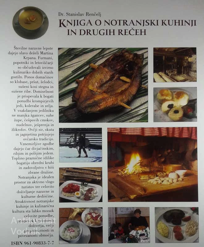 KNJIGA O NOTRANJSKI KUHINJI IN DRUGIH REČEH, Dr. Stanislav Renčelj