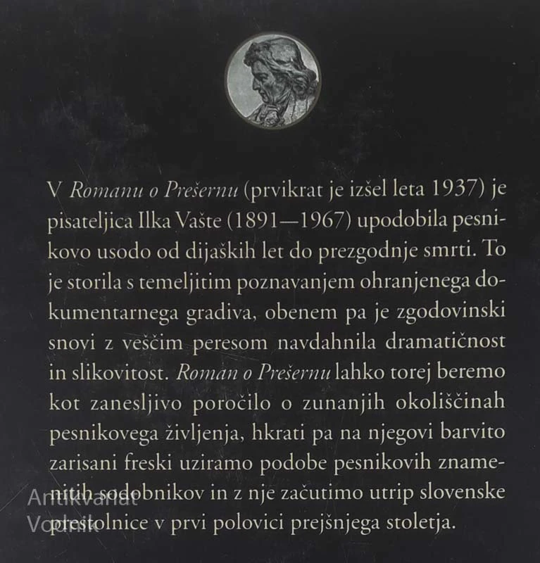 ROMAN O PREŠERNU, Ilka Vašte