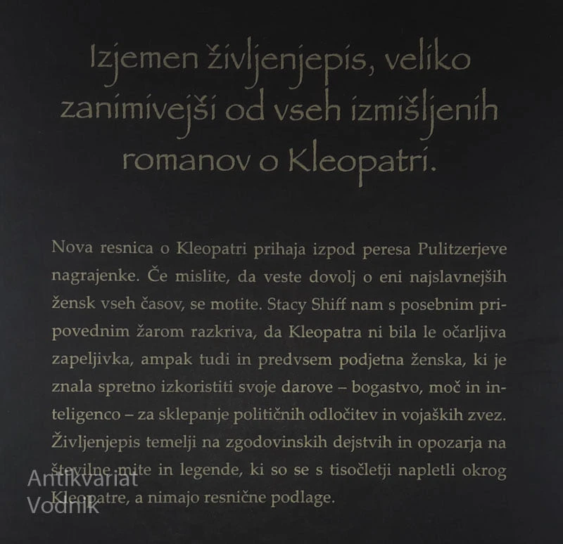 KLEOPATRA, Stacy Schiff