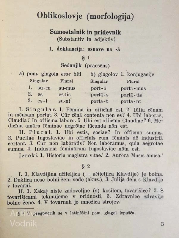LATINSKA VADNICA ZA GIMNAZIJE, Rudolf Južnič
