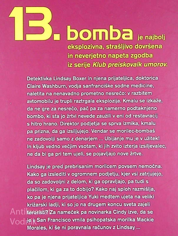 13. BOMBA, James Patterson, Maxine Paetro