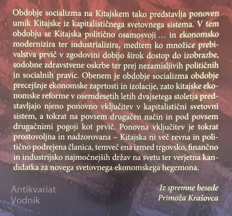 VZPON KITAJSKE IN PROPAD KAPITALISTIČNEGA GOSPODARSKEGA SVETA, Minqi Li