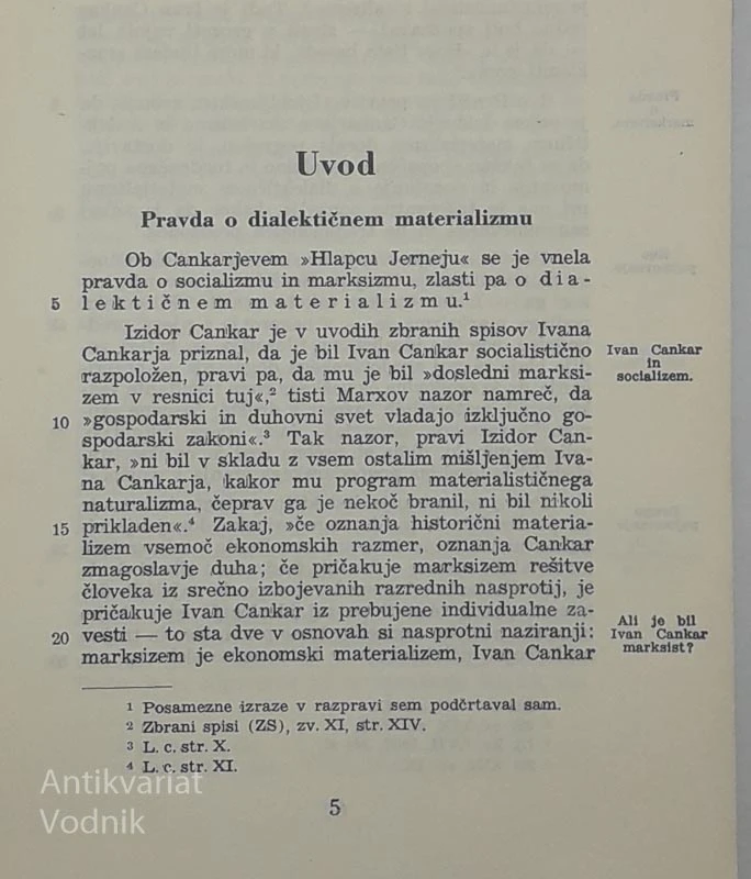 DIALEKTIČNI MATERIALIZEM, Aleš Ušeničnik