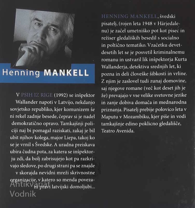 PSI IZ RIGE, Henning Mankell