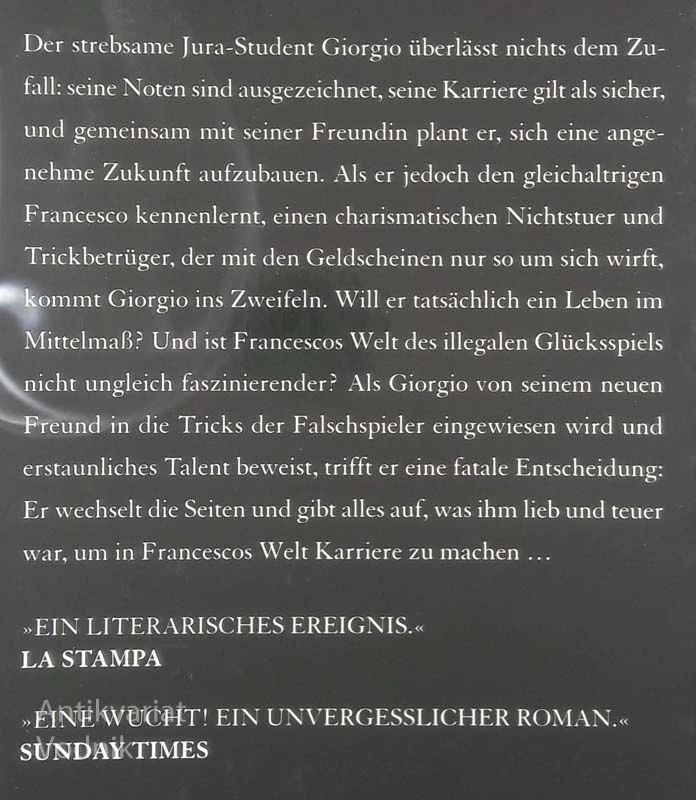 DIE VERGANGENHEIT IST EIN GEFAHRLICHES LAND, Gianrico Carofiglio