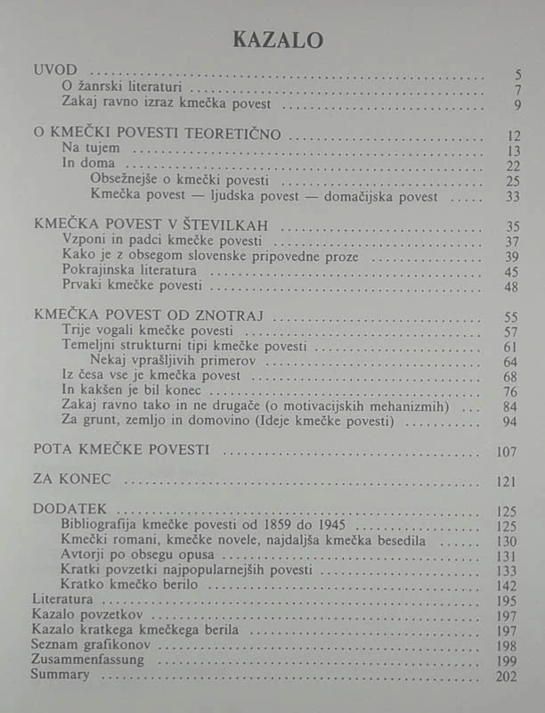 SLOVENSKA KMEČKA POVEST, Miran Hladnik