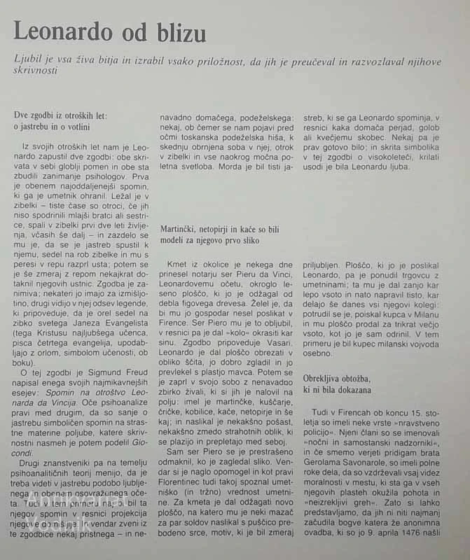 LEONARDO; GENIJI V UMETNOSTI