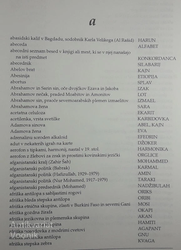 VELIKI UGANKARSKI SLOVAR, Martin Ojstršek