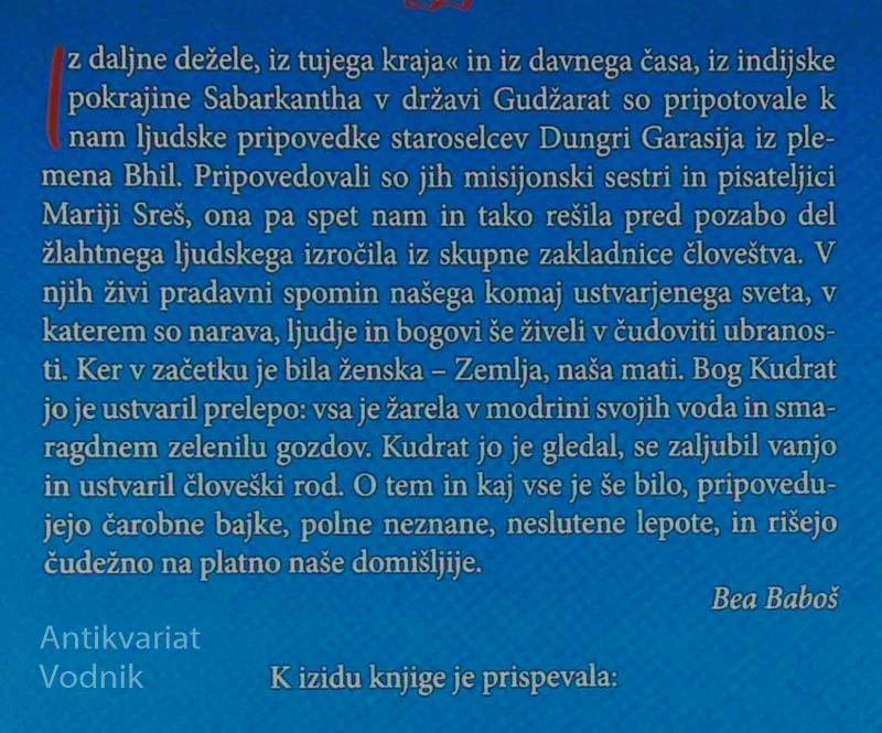 NAJPREJ JE BILA ŽENSKA IN DRUGE ZGODBE, Marija Sreš