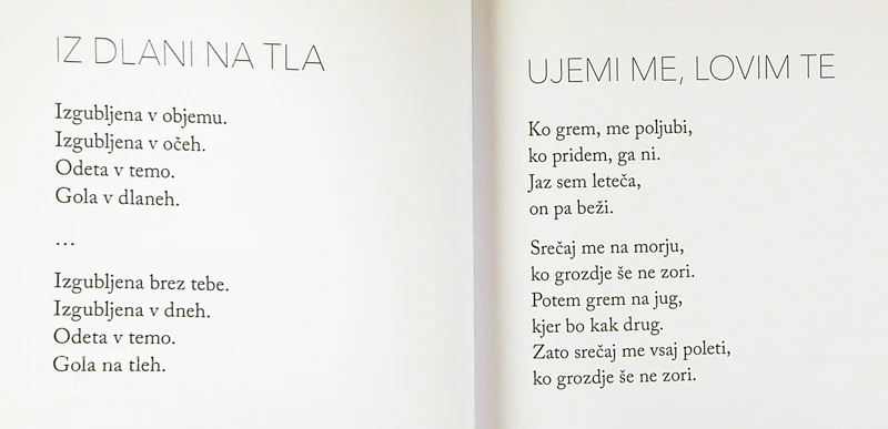 ZBRKA POEZIJE, Zala Đurić Ribič