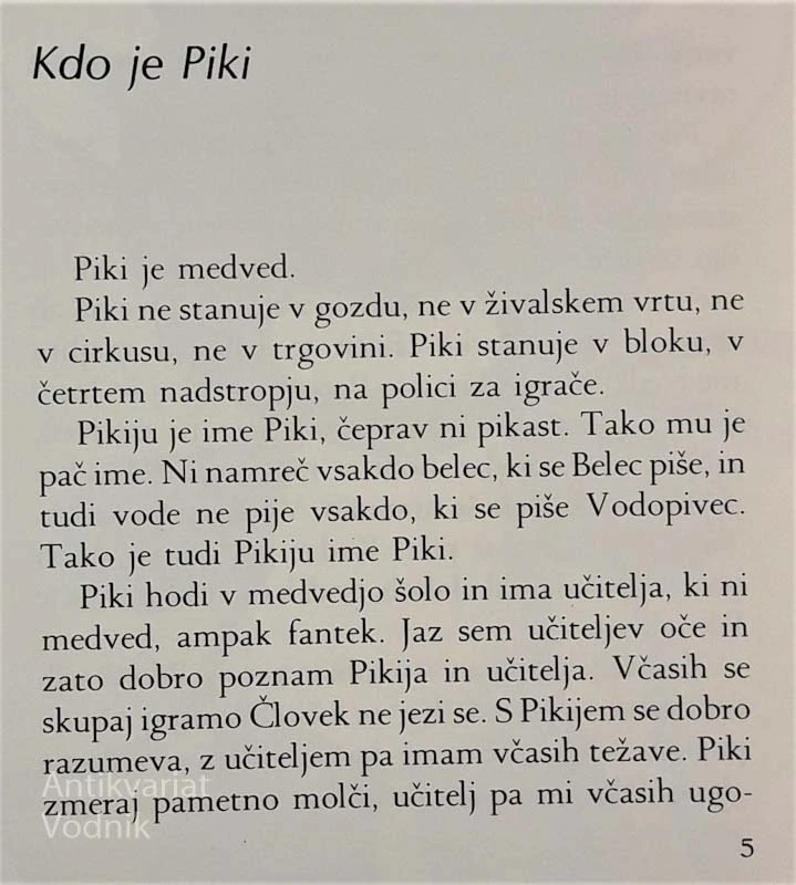MOJ PRIJATELJ PIKI JAKOB, Kajetan Kovič, Ilustr. Jelka Reichman